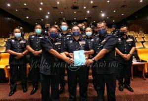 Majlis serah terima tugas ketua jabatan siasatan jenayah