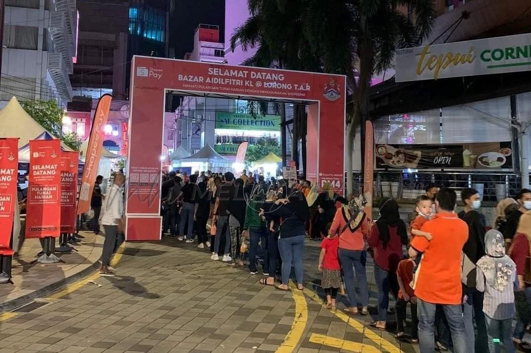 Bazar Aidilfitri Lorong TAR beroperasi seperti biasa