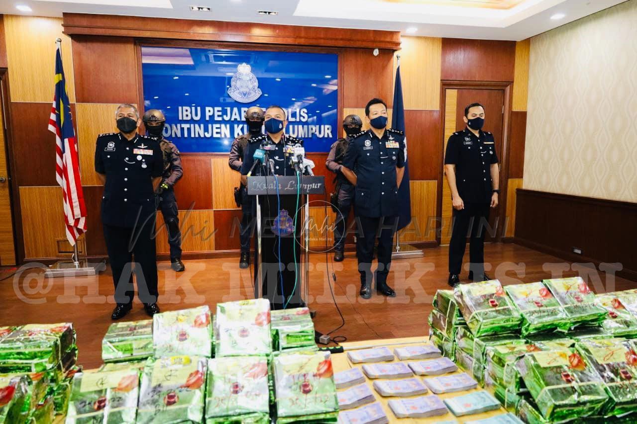 Polis rampas dadah bernilai lebih RM10 juta
