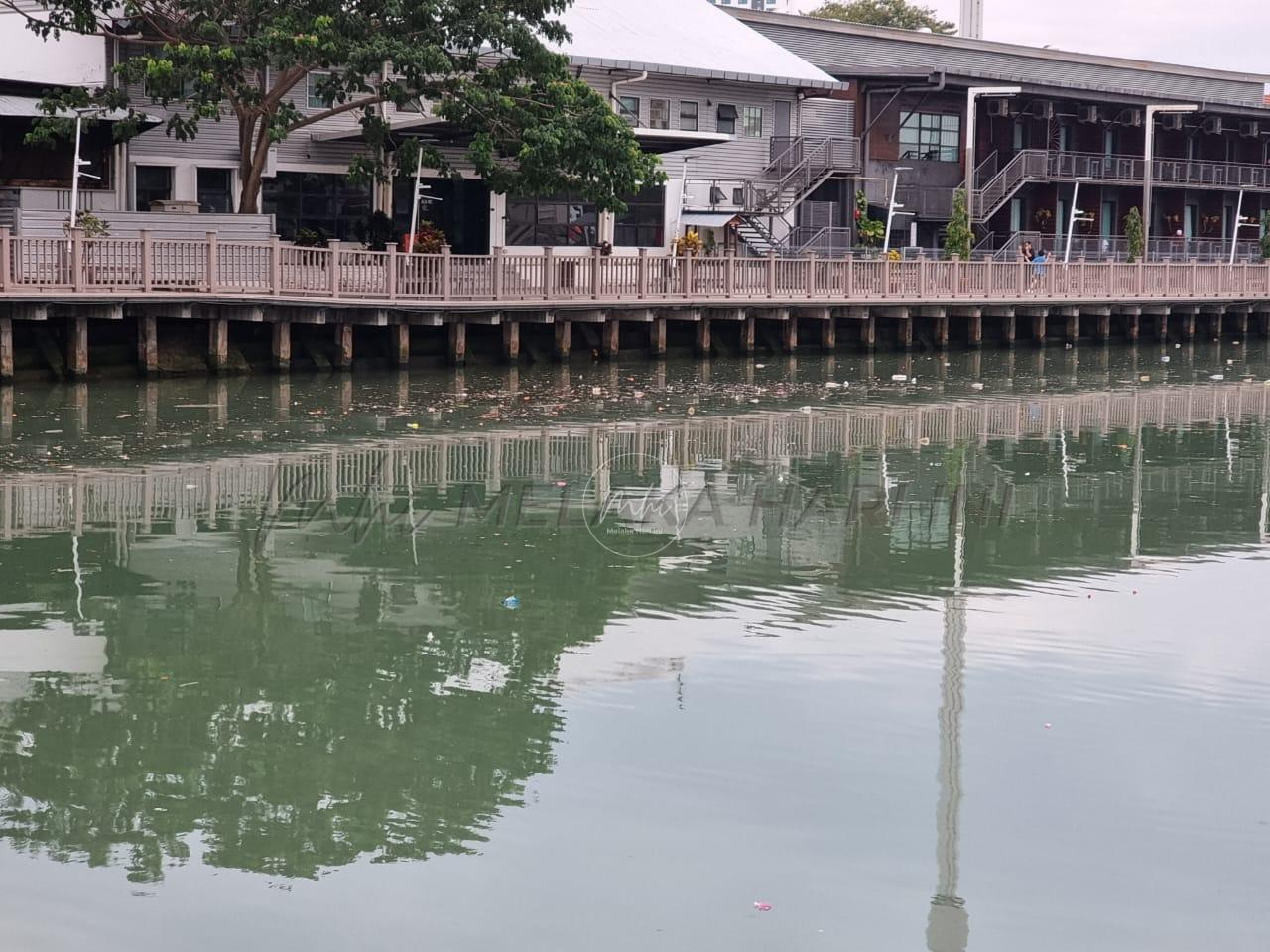 Air surut punca Sungai Melaka keruh, kotor