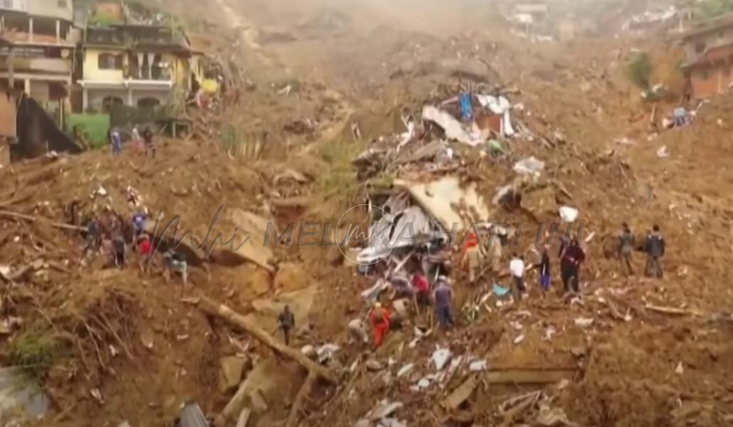 Angka kematian akibat tanah runtuh di Brazil kini mencecah 78