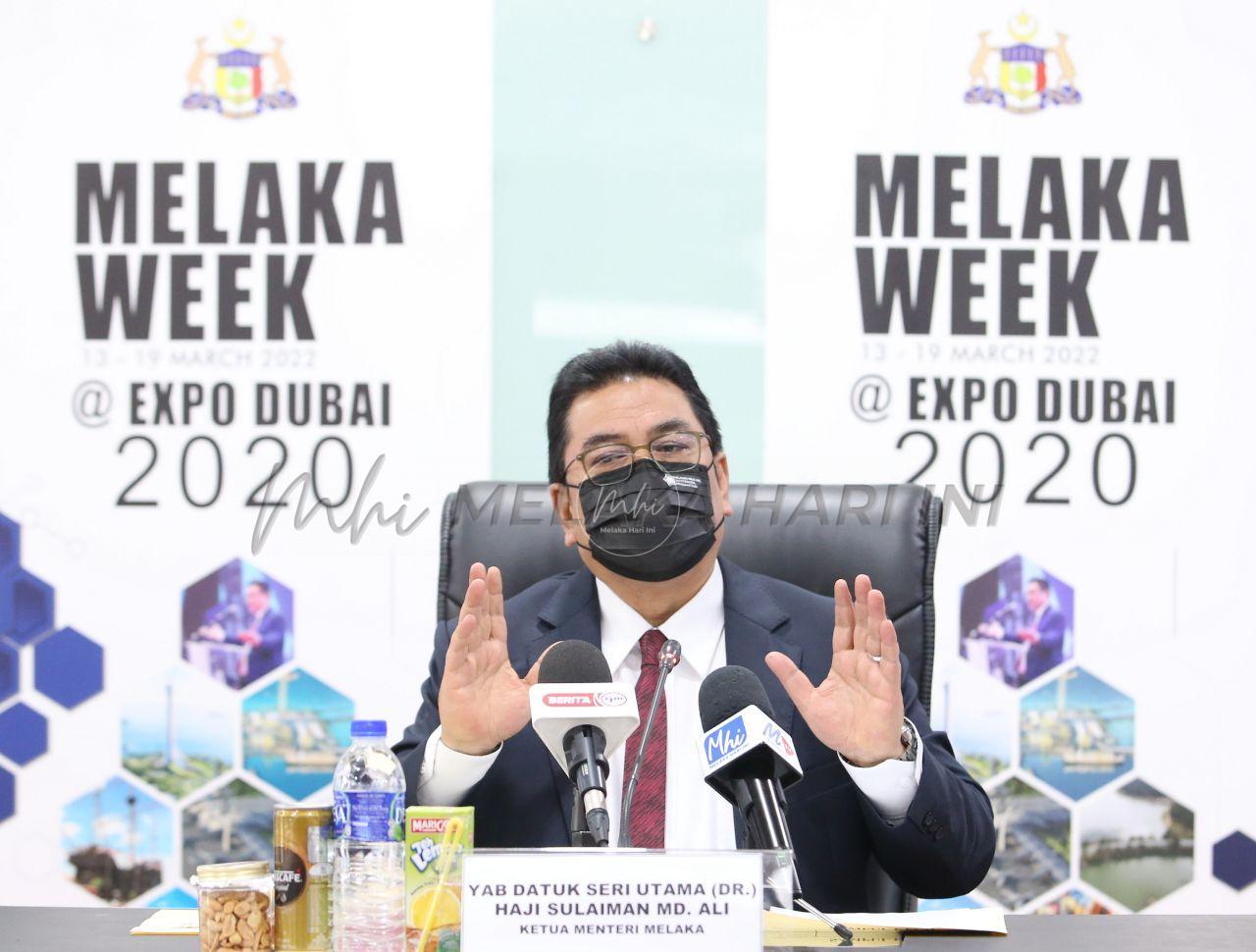 27 agensi, GLC, PKS sertai delegasi Melaka ke Expo Dubai 2020
