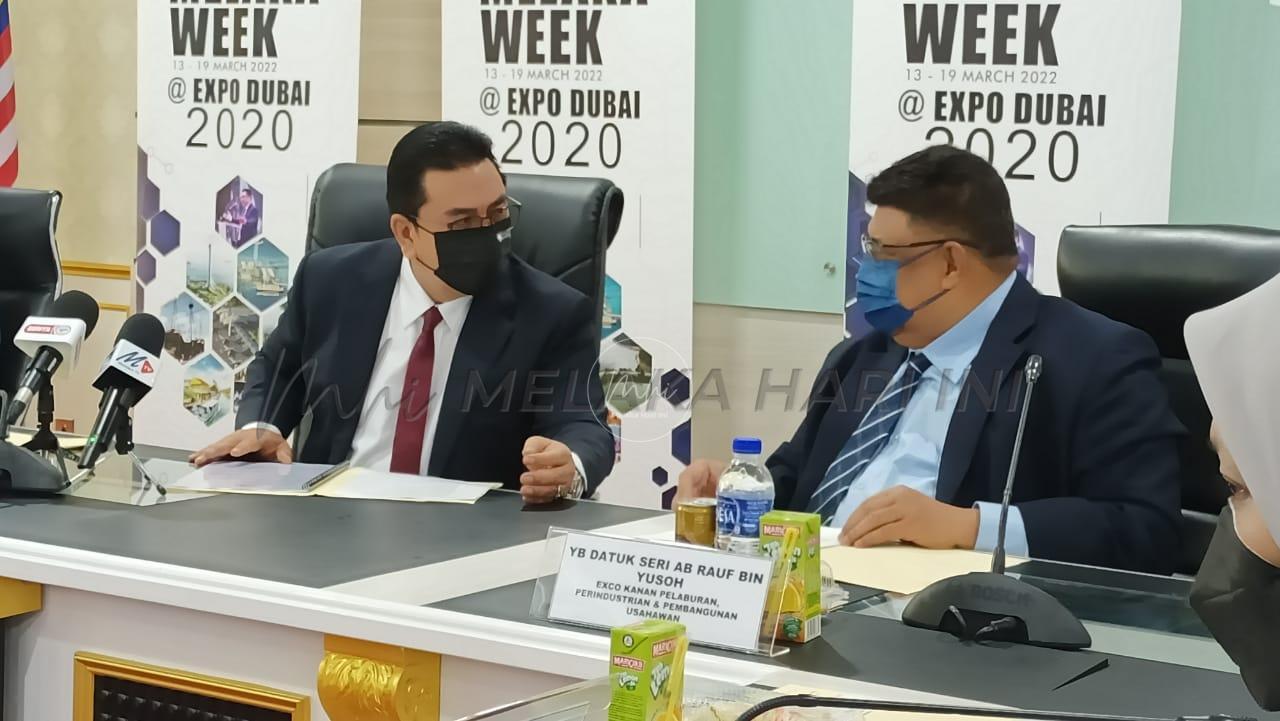 Melaka sasar RM500 juta pelaburan menerusi Expo Dubai 2020