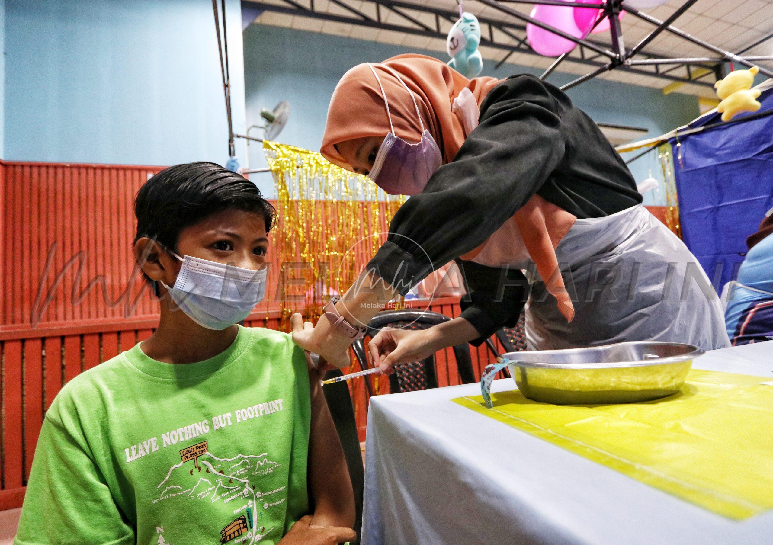 Lebih 1.3 juta populasi kanak-kanak di Malaysia terima vasin COVID-19
