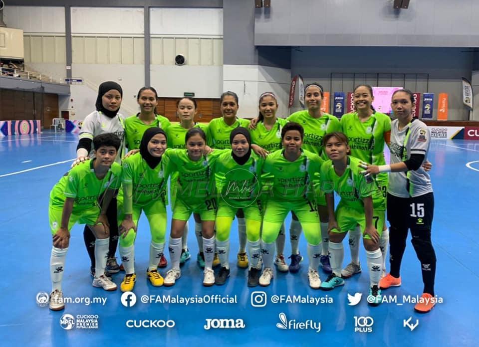 Futsal wanita Melaka ‘mengamuk’ belasah KL 26-0