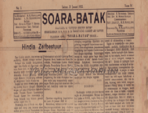 Cover koran suara batak
