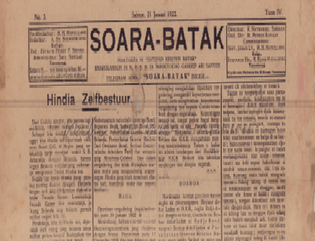 Batak Newspapers in Colonial Sumatra: Tiger Sightings, bangso Batak and Narrating the ‘Modern’