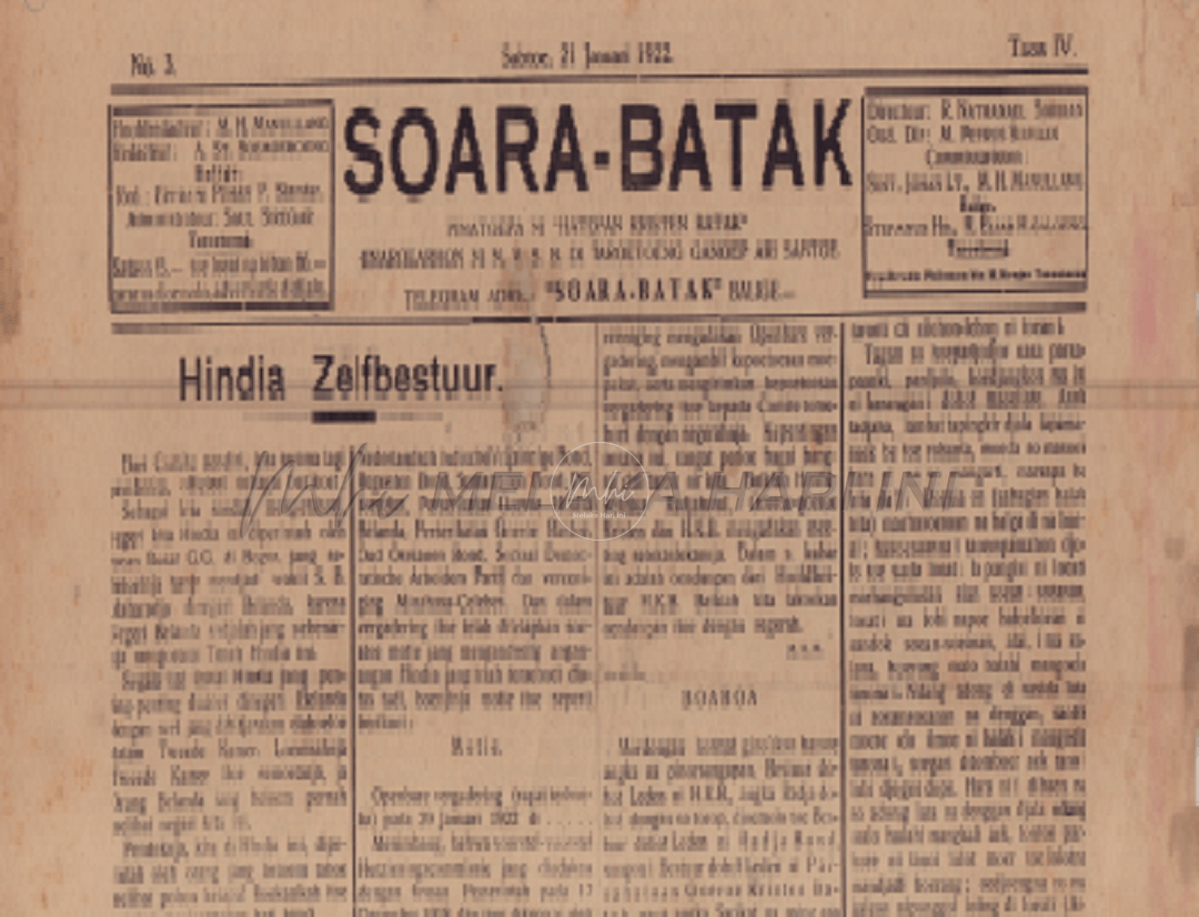 Cover koran suara batak