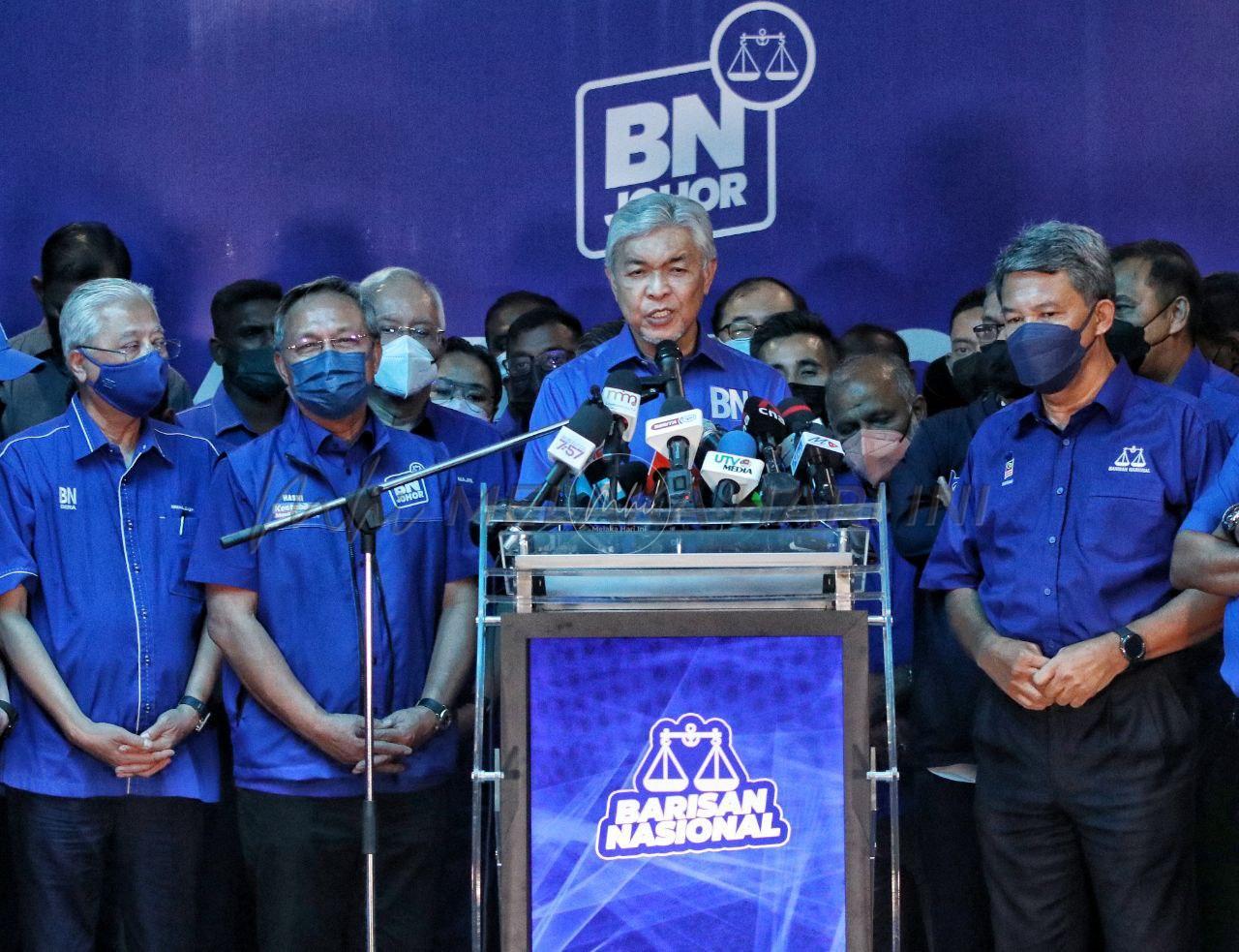 Kemenangan BN hadiah untuk rakyat Johor – Ahmad Zahid