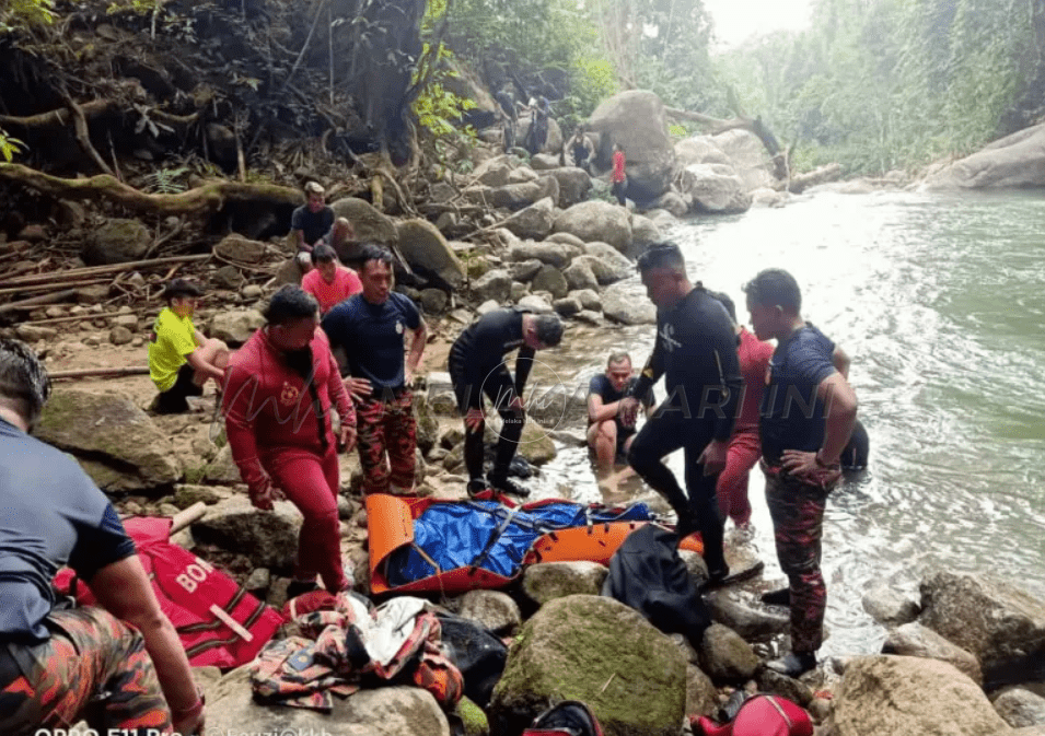 Lelaki ditemukan lemas di air terjun