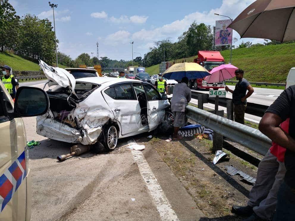 Budak perempuan maut tercampak dalam kemalangan di Tapah