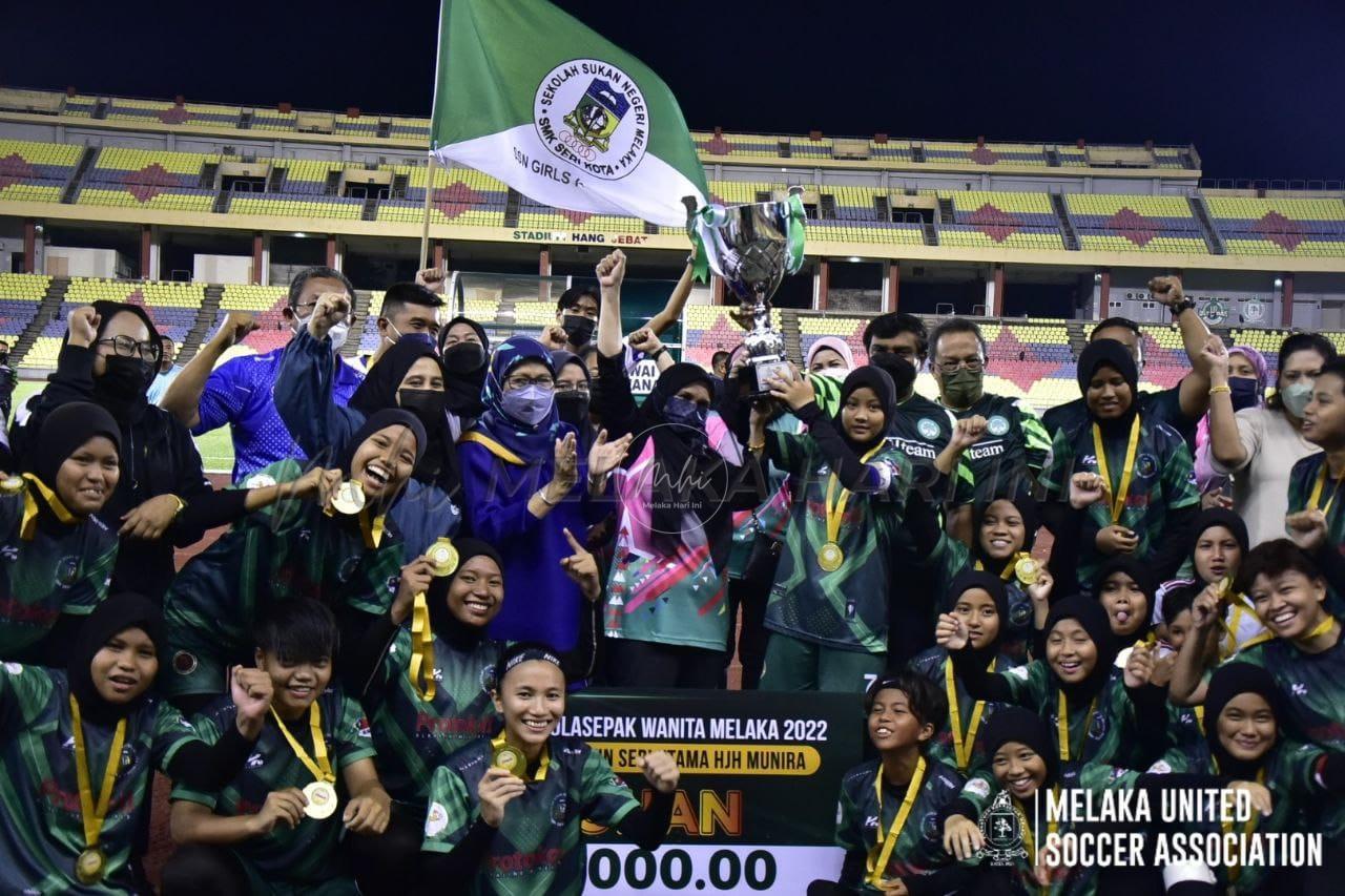 Sekolah Sukan Negeri Melaka johan Piala Datin Seri Utama Munira 2022
