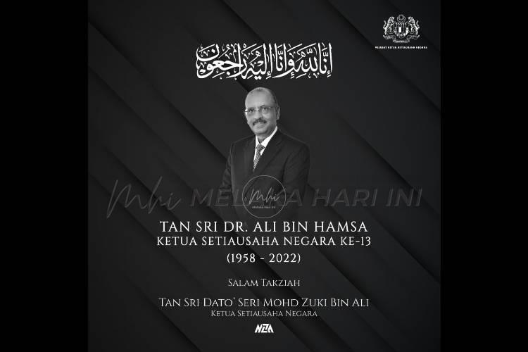 Bekas KSN Tan Sri Dr Ali Hamsa meninggal dunia