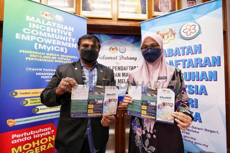 MyICE: Melaka sasar 100 persatuan rebut geran RM1 juta