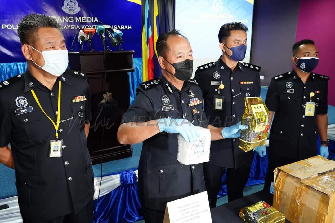 Polis Sabah rampas lebih 10 kilogram syabu bernilai RM360,000
