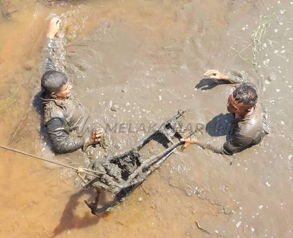 Redah lumpur bantu kesan rangka motosikal