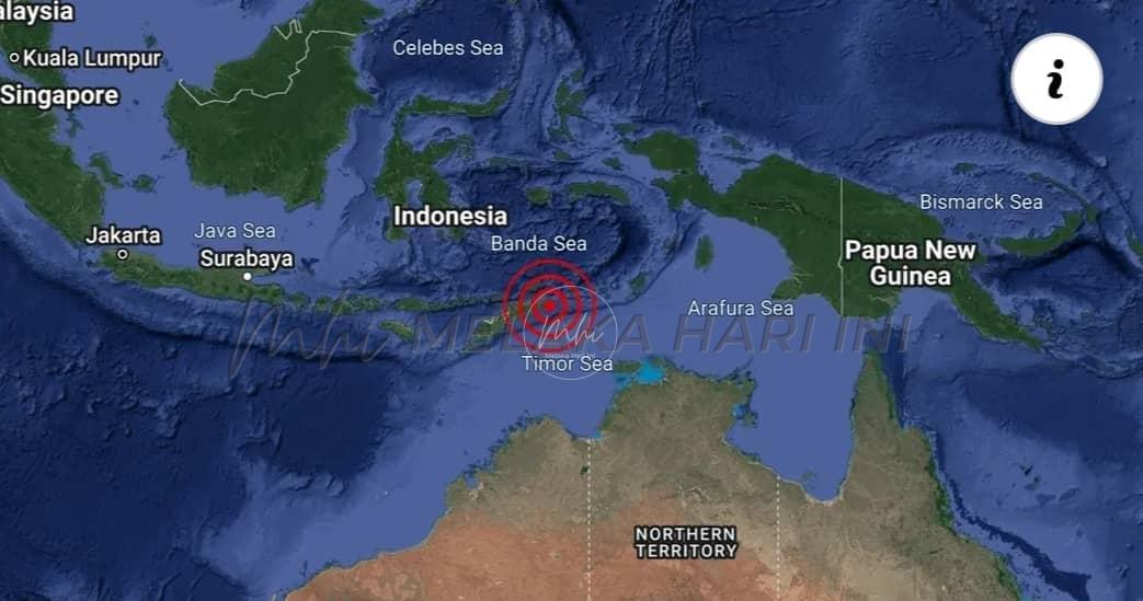 Gempa kuat landa Rantau Timor, Indonesia
