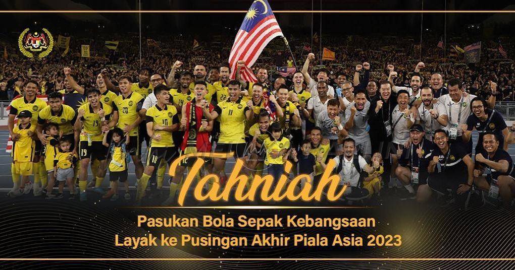 Agong ucap tahniah kepada skuad Harimau Malaya