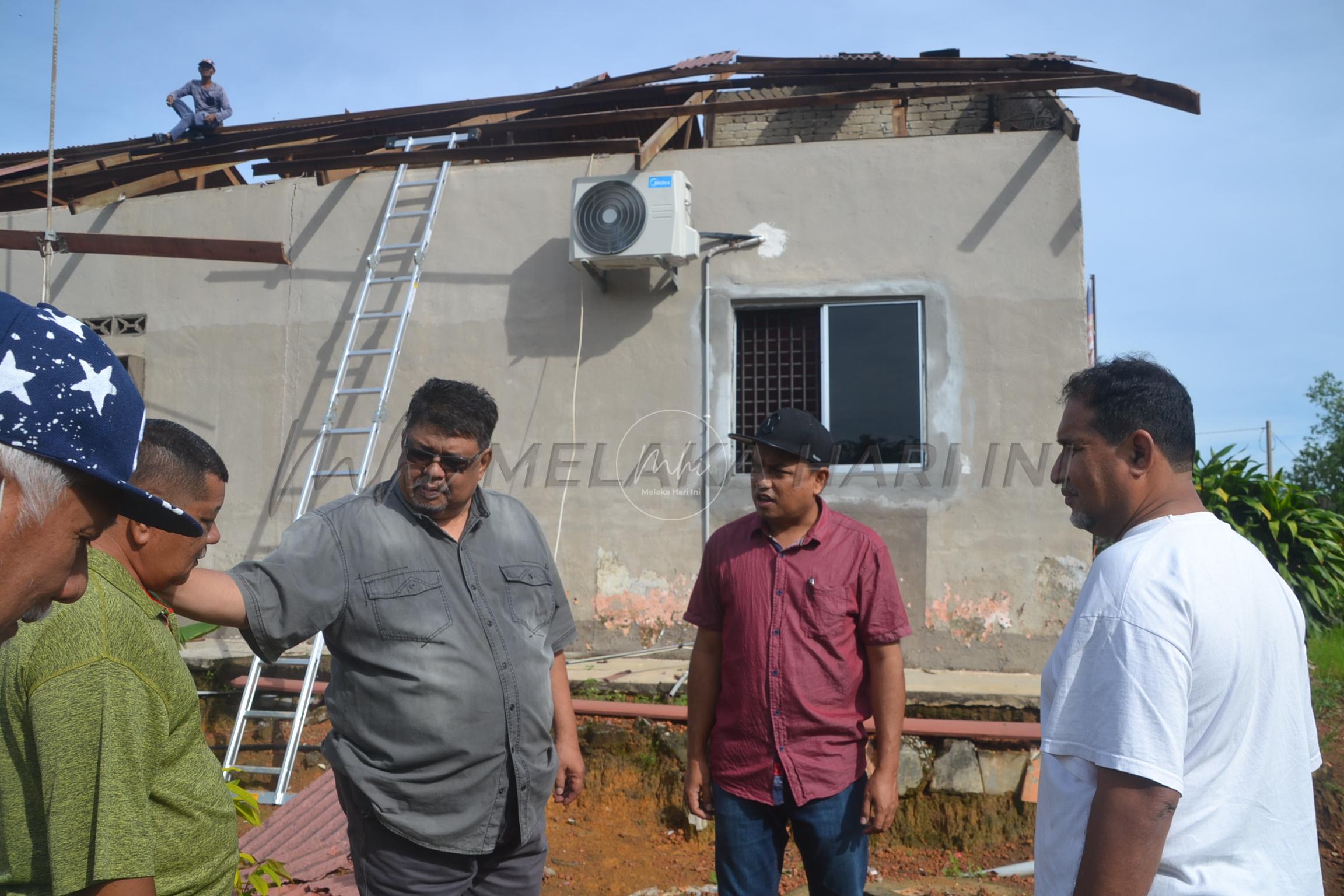 Ab Rauf luluskan peruntukan segera baiki kediaman mangsa ribut