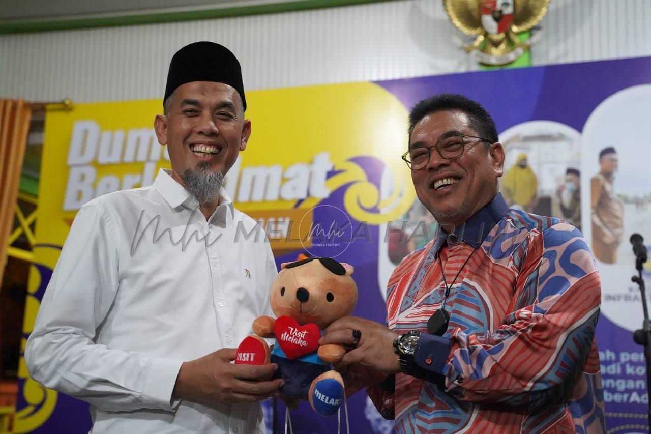 Sulaiman, delegasi Melaka hadir Majlis Ramah Tamah Walikota Dumai