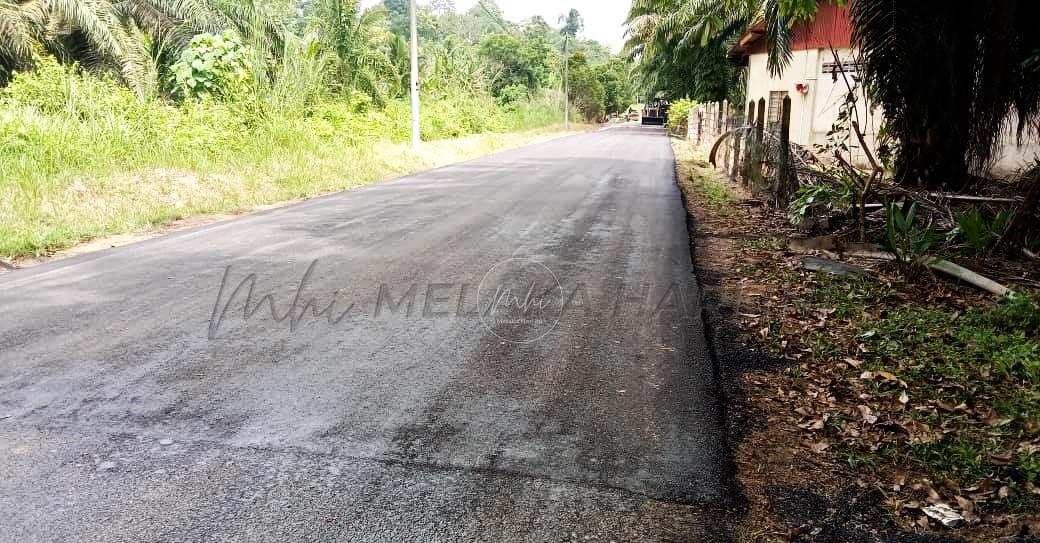 Jalan baharu di Kampung Relau beri keselesaan pada penduduk