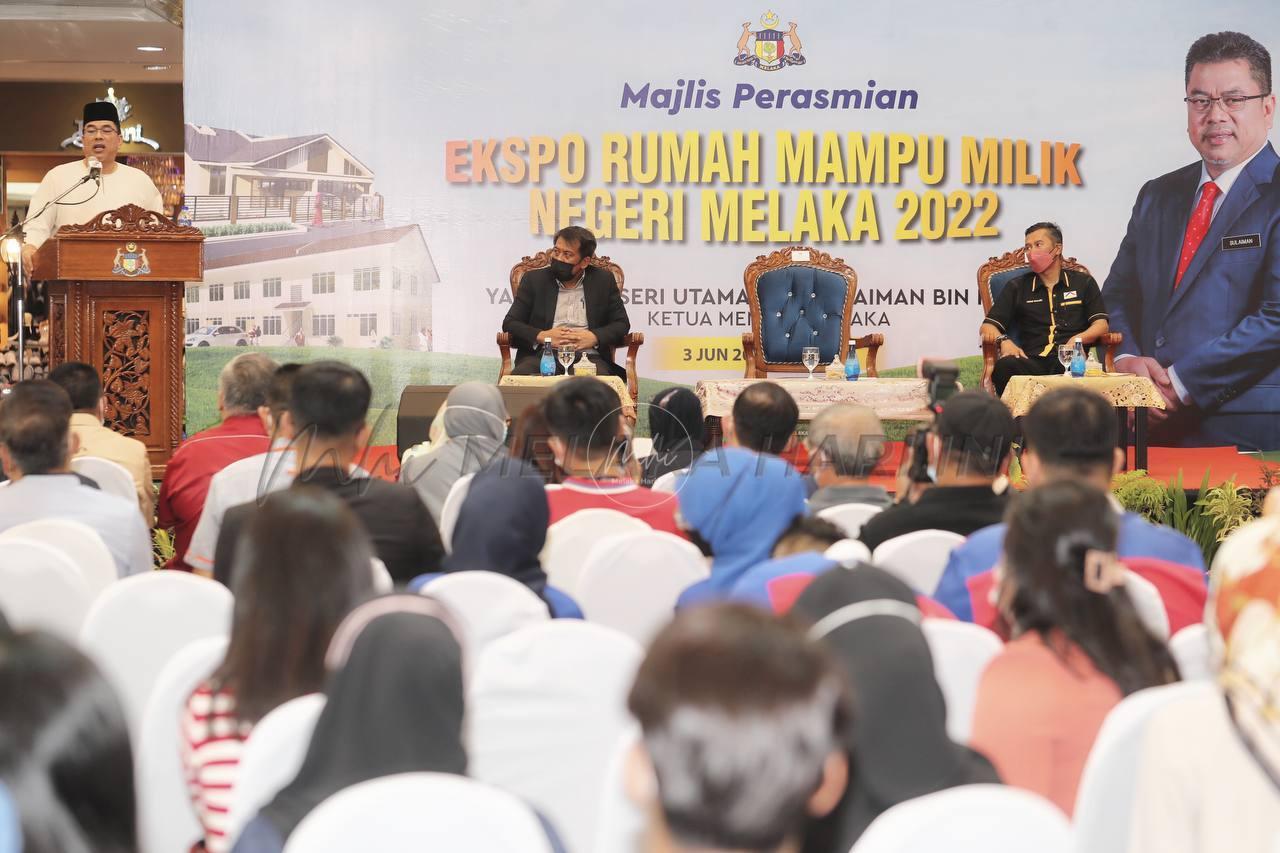 Melaka bangunkan 44,684 rumah mampu milik