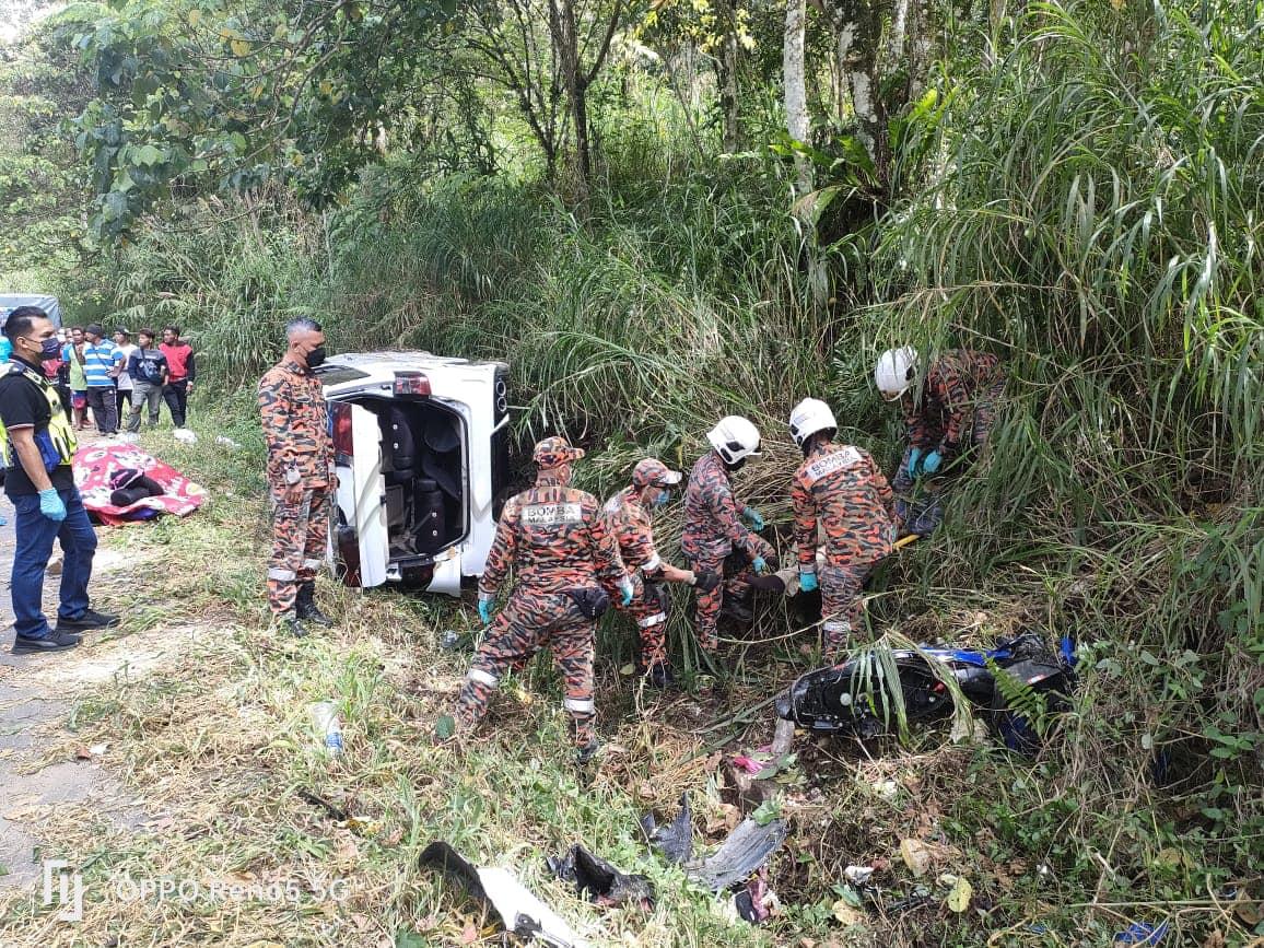 Dua beranak Orang Asli maut dalam kemalangan