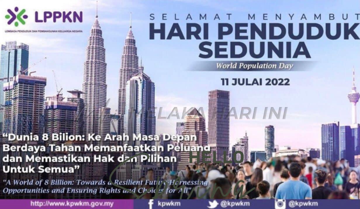 Pelbagai aktiviti sempena sambutan Hari Penduduk Sedunia 2022