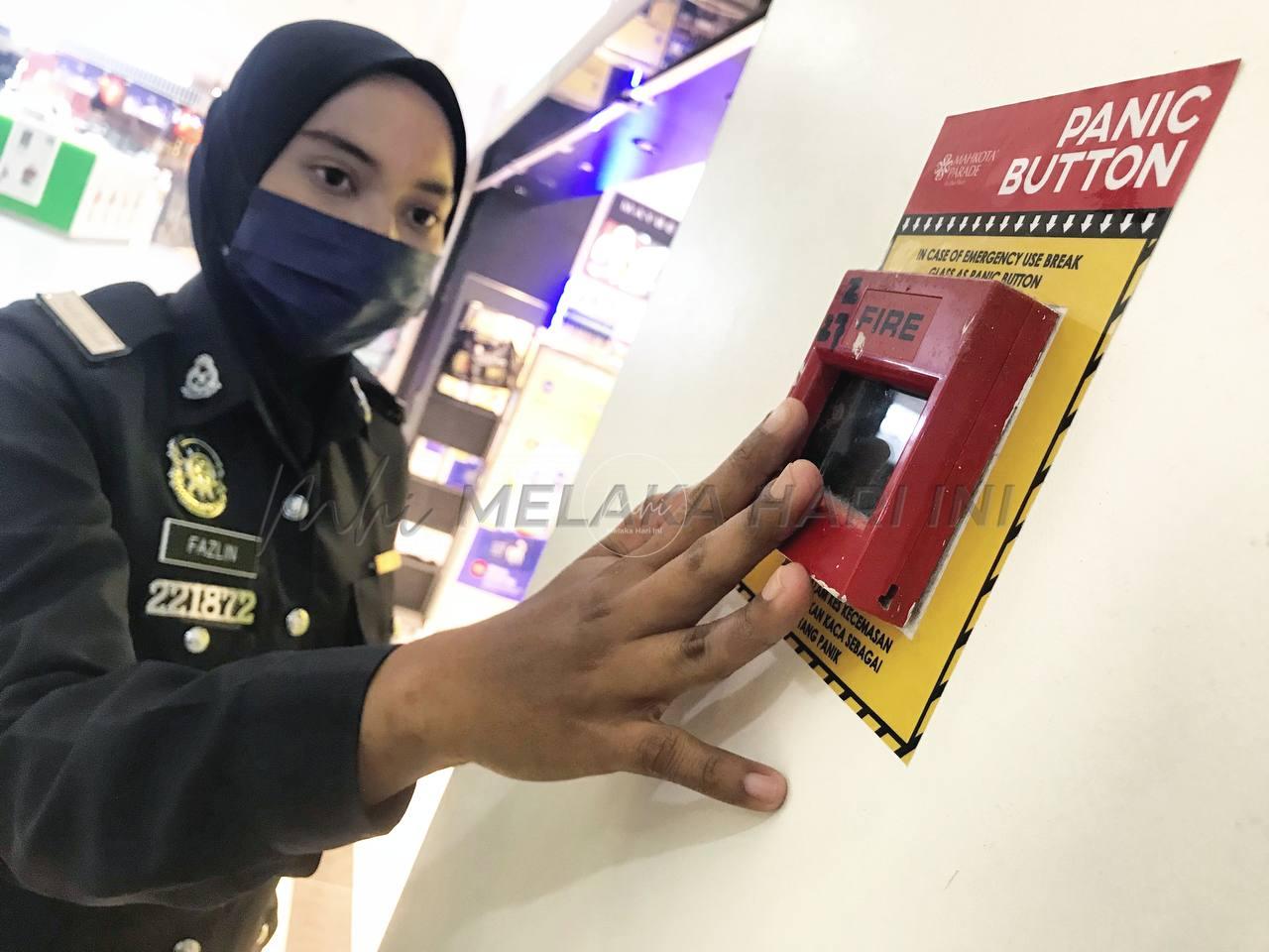 71 ‘panic button’ dipasang di Mahkota Parade