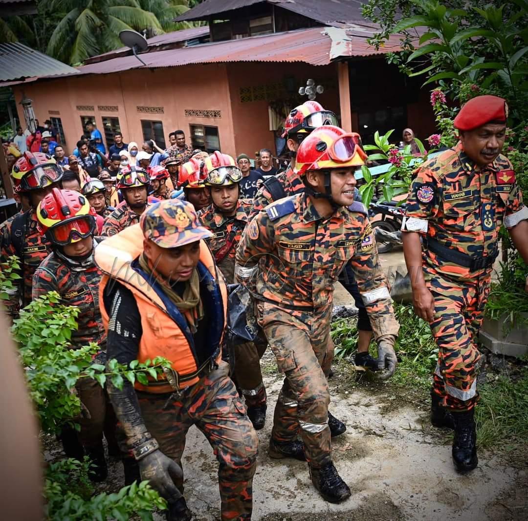 Banjir di Baling: Mayat terakhir daripada tiga sekeluarga ditemukan