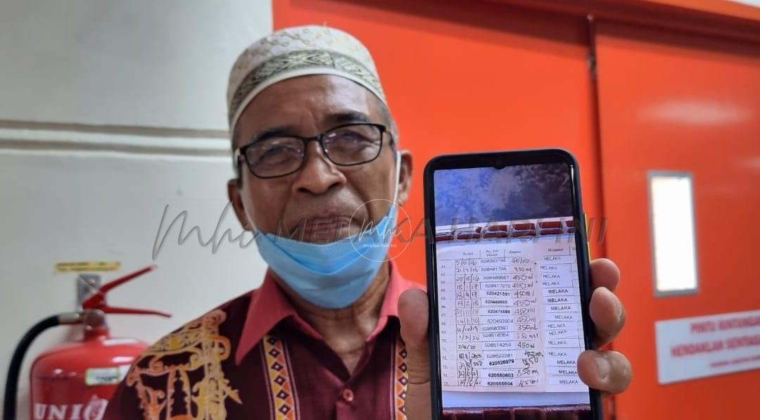 Ismail derma darah lebih 78 kali