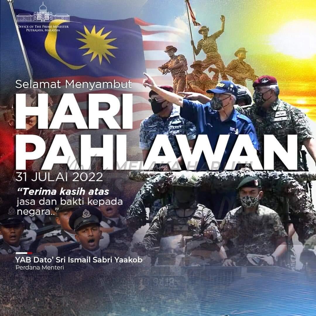 Semat semangat juang pahlawan, cinta pada negara – PM Ismail Sabri