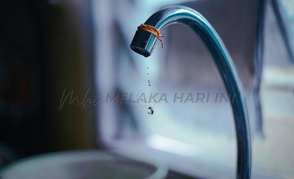 Gangguan air di beberapa kawasan di Melaka