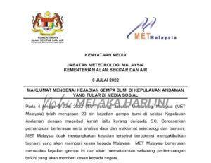 Kenyataan media metmalaysia