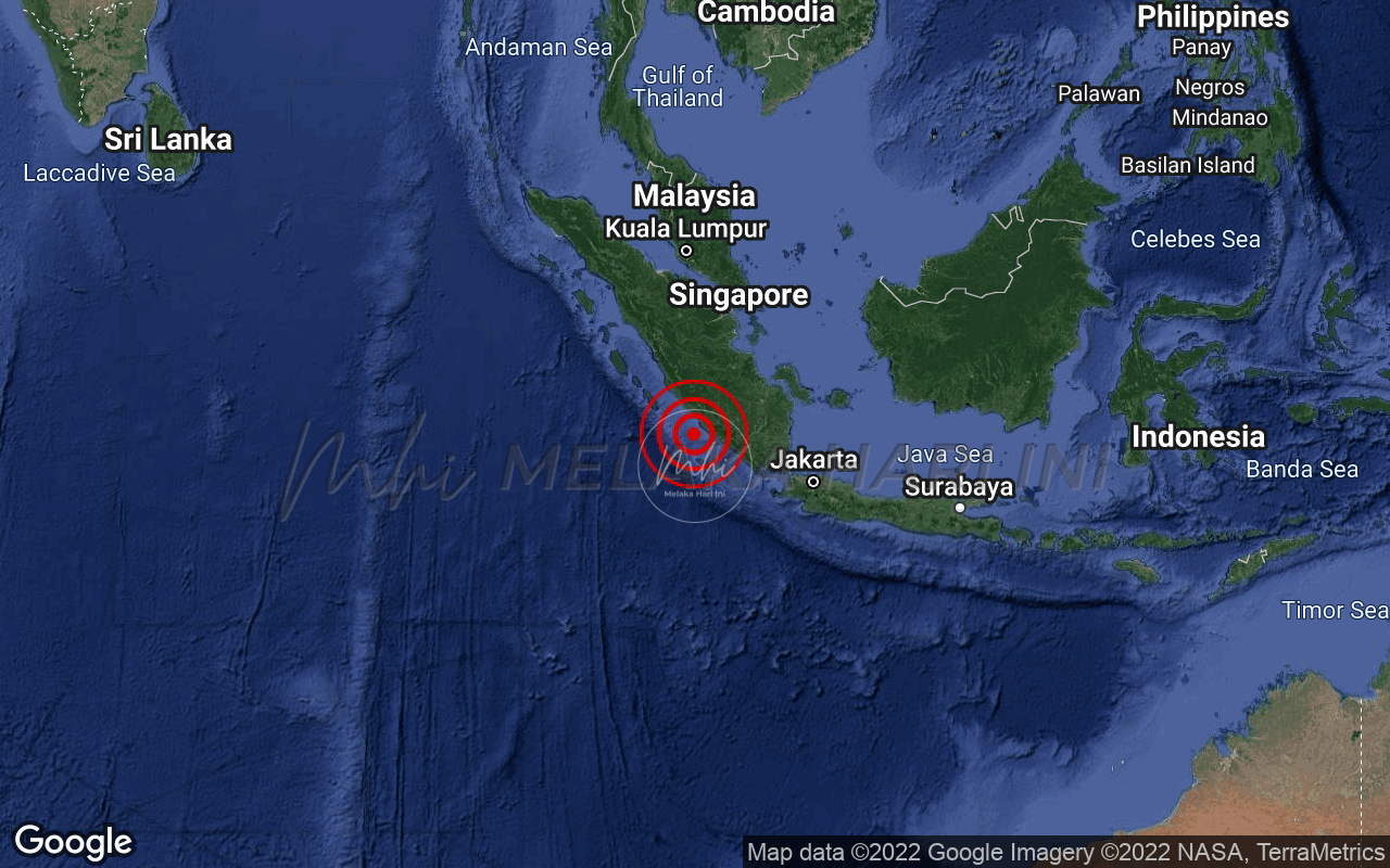 Gempa bumi sederhana landa Selatan Sumatera