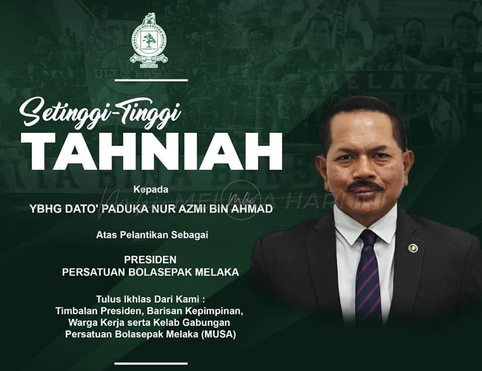 Nur Azmi Presiden MUSA baharu