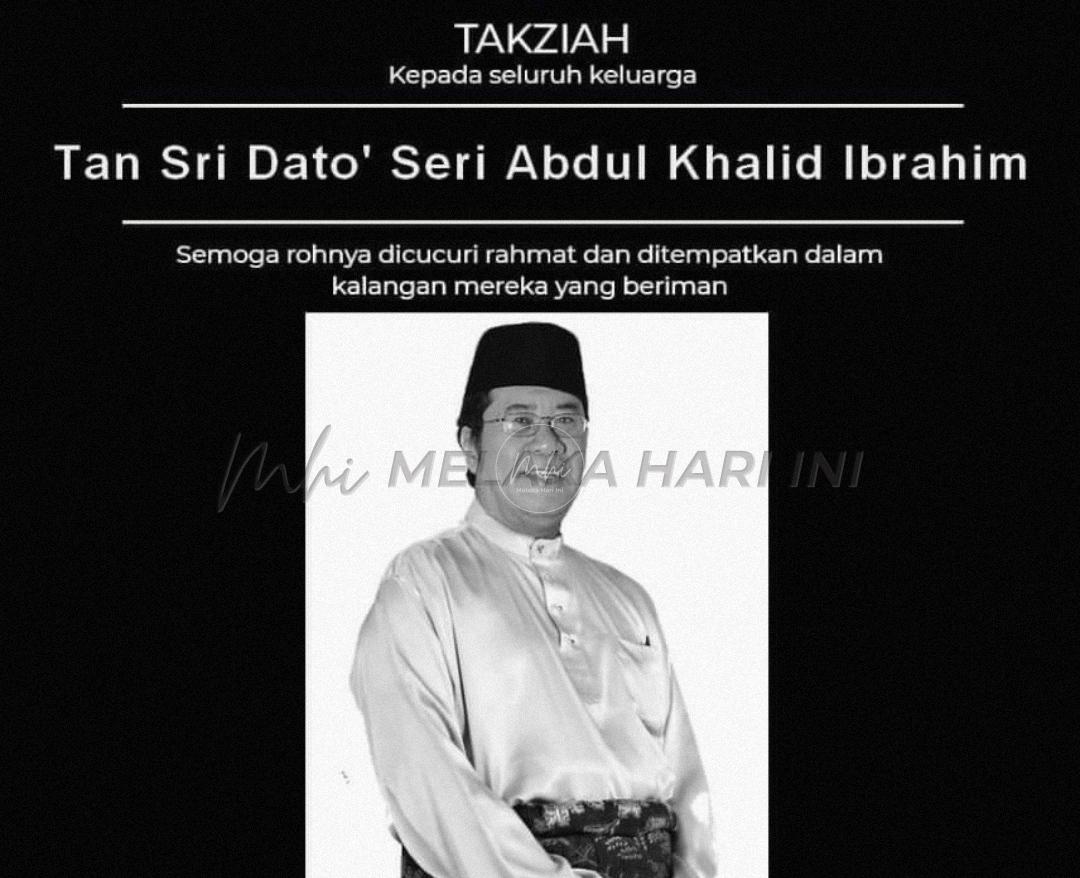 Bekas MB Selangor meninggal dunia