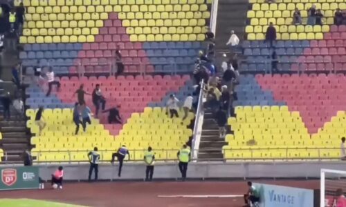 Provokasi gol minit akhir punca pergaduhan penyokong di Stadium Hang Jebat