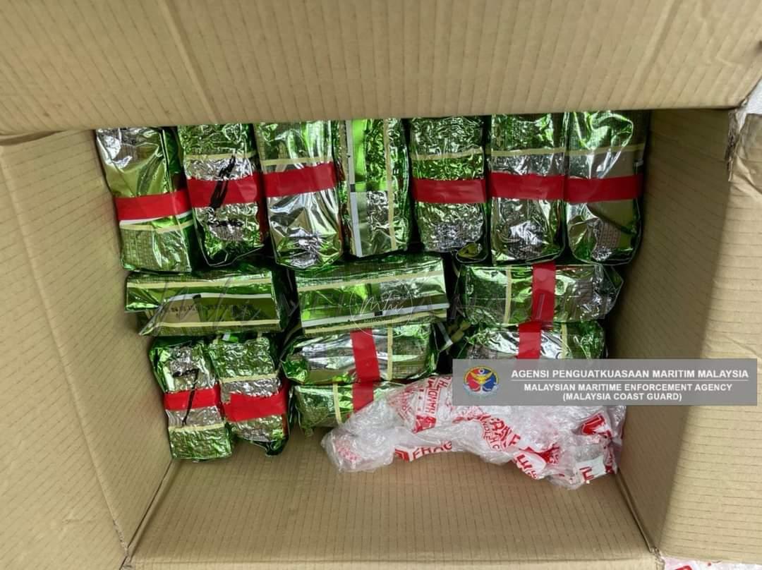 Maritim Malaysia gagalkan penyeludupan dadah dalam bungkusan teh Cina