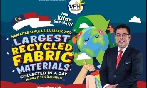 Kitar semula sisa fabrik dapat hadiah dan baucar makan