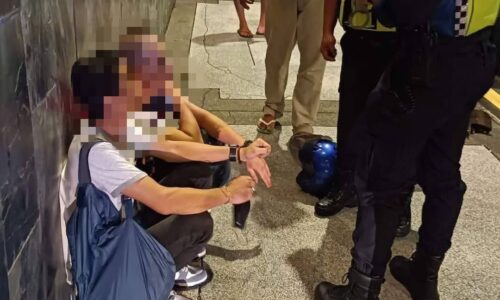 Orang awam berkas dua lelaki ragut pelancong wanita