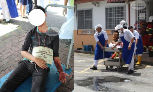 Aksi gaduh tular hanya latihan simulasi kebakaran di Hospital Taiping