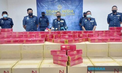 Kastam P.Pinang rampas 10.2 juta barang rokok seludup