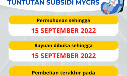 Lebih 60,000 B40 terima subsidi kerusi keselamatan kanak-kanak