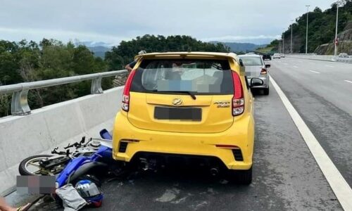 Lebuhraya SUKE rekod kemalangan pertama