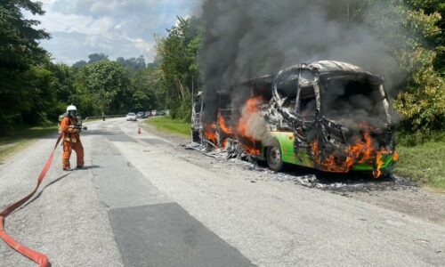 Bas terbakar, 44 pelajar kolej matrikulasi Kedah selamat