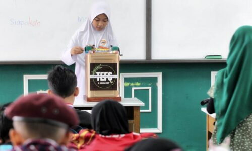 SK Tanjung Minyak 2 hasilkan pengasah mesra alam