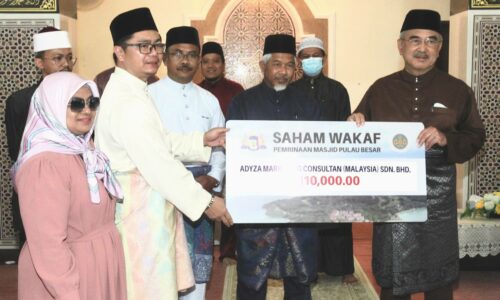 RM410,000 sumbangan realisasikan pembinaan masjid di Pulau Besar