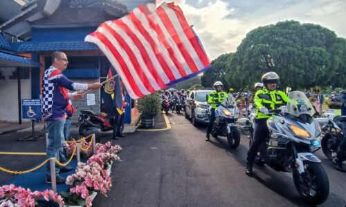 190 penunggang Konvoi RTD 2022 ke Bukit Kepong