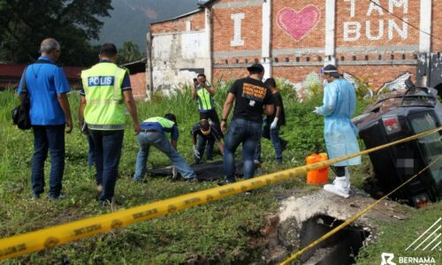 Mayat wanita reput ditemukan dalam semak di Ipoh